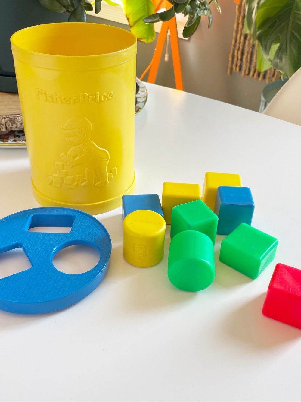 Vintage 1977 Fisher-Price Baby’s First Block Shape Sorter Toy